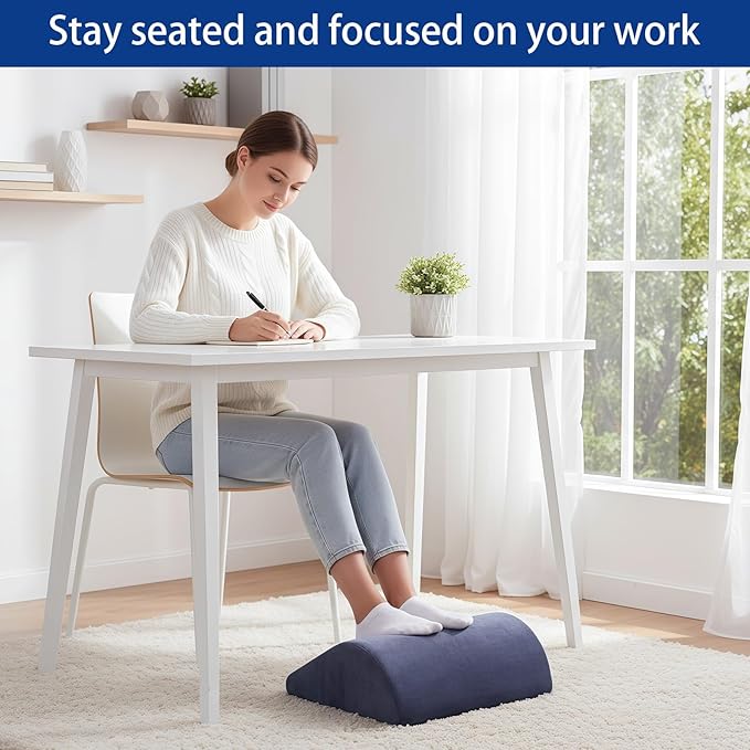 Foot Rest for Under Desk at Work Ergonomic Under Desk Footrest，Support Foot - Image 2