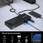 WAVLINK DisplayLink Docking Station Triple Monitor 4K@60Hz - Image 6