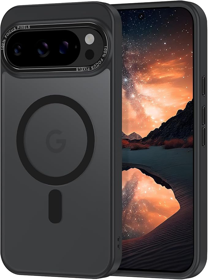 Magnetic for Google Pixel 10 Pro XL Case, Shockproof Slim Translucent Matte by Casehas