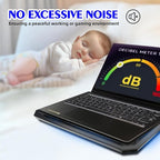 NAGAN Laptop Cooling Pad with 6 Fans, Ergonomic USB Powered Cooling Pad - Image 7