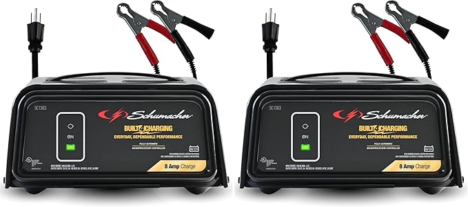 Schumacher Electric 8A Car Battery Charger and Maintainer, 3-in-1 Solution by SchumacherElectric