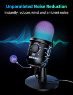MRSDY Gaming Microphone, USB Computer Microphone - Image 3