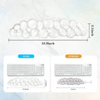 Gel Cloud Keyboard Wrist Rest, Cute Wrist Support and Arm Support Keyboard Rest - Image 6