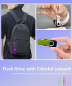2GB USB Flash Drive 10 Pack, Nicepicten USB 2.0 Thumb Drives Zip Drive USB 2GB - Image 7