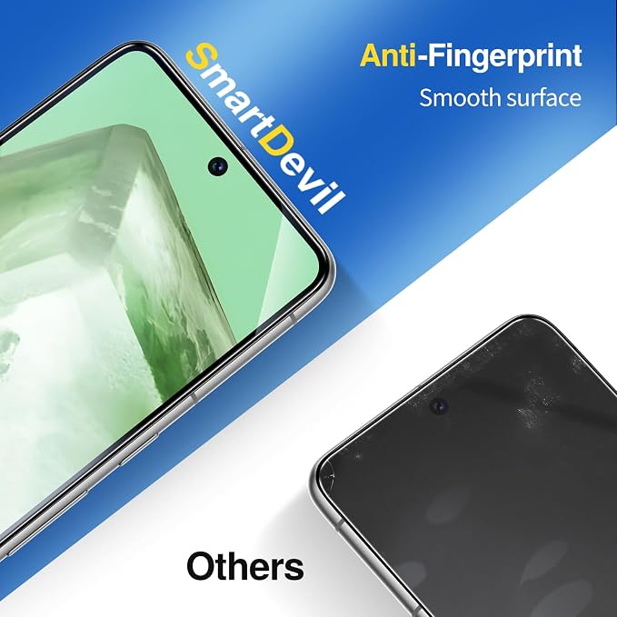 SMARTDEVIL [3+3 Pack for Google Pixel 8 Screen Protector - Image 6