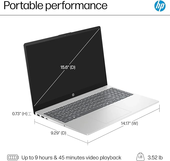 HP 15.6 Touchscreen Laptop Computer - Image 6
