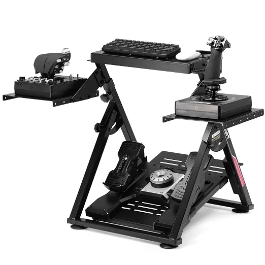 GTPLAYER Flight Racing Simulation Stand Foldable Gaming Stand Compatible by GTPLAYER