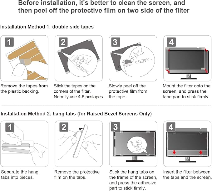 GUMIKE 27 inch Computer Privacy Screen Filter - Image 7