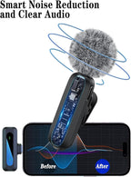 Wireless Lavalier Microphone for iPhone Android Plug-Play, 2 Pack Mini - Image 4