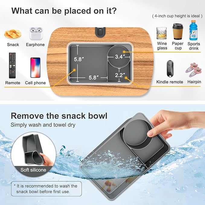 Lap Beanbag Tablet Pillow Stand, Adjustable iPad Holder - Image 3