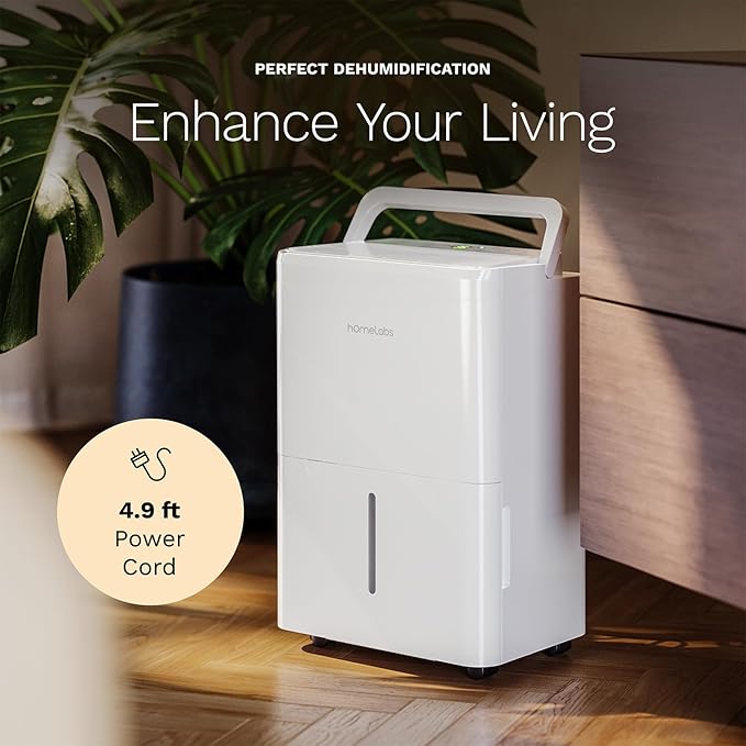 hOmeLabs 8 Pint Wi-Fi Dehumidifier - Image 7