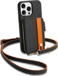LAMEEKU for iPhone 15 Pro Wallet Case by LAMEEKU