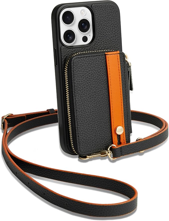 LAMEEKU for iPhone 15 Pro Max Wallet Case by LAMEEKU