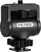 Adjustable Gimbal Monitor Cold Shoe Adapter, Metal Field Monitor Mount Holder by ViltroxOfficial