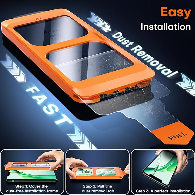 TOCOL for iPhone 11 Pro Max Screen Protector/iPhone Xs Max Screen Protector 9H - Image 3