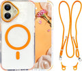 for iPhone 16 Case with Adjustable Phone Lanyard Strap, Compatible with MagSafe by QATYYY