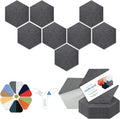 Mollywell Hexagon Acoustic Panels, High Density, Soundproofing, Decorative by Mollywell