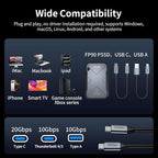 500GB Portable SSD, USB 3.2 Gen2 USB-C, IP68 Water & Dust Resistant, Shockproof - Image 6
