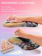 Hokafenle 2in1 Combination, Wave Keyboard Wrist Rest and Ergonomic Curvature - Image 3