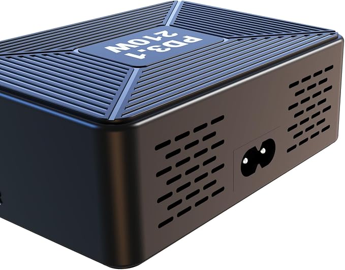 210W USB C Charger, Graaci GaN 5-Port PD3.1 140W 100W PPS Fast Charging Station - Image 9