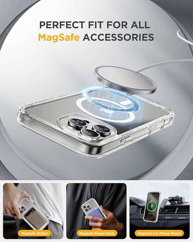 Miracase Magnetic for iPhone 16 Pro Case Full-Body Phone - Image 6
