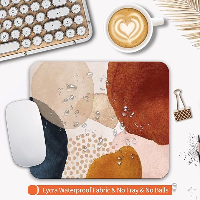 Square Mouse Pad Abstract Marble 2, Personalized Premium-Textured Custom Mouse - Image 3