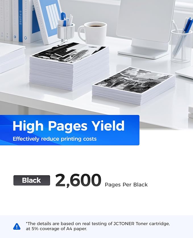 TN450 Black Toner Cartridge 2-Pack Replacement Compatible - Image 3