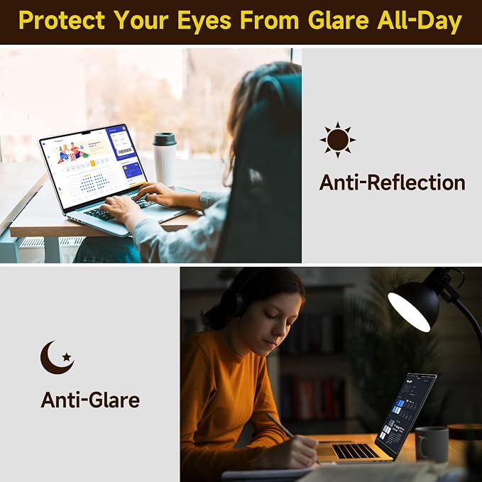 2 Pack Compatible with MacBook Air 13.6 inch Screen Protector, Matte Anti Glare - Image 5