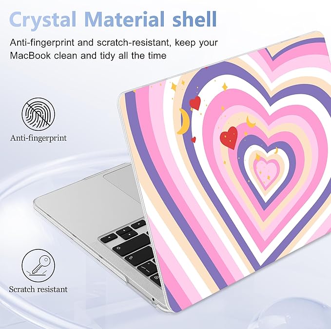 Case for MacBook Pro 13 inch with/Without Touch Bar, Hard Shell + Keyboard - Image 6