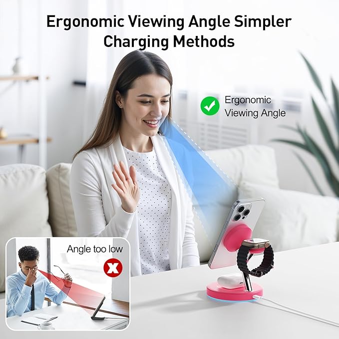 New 3 in 1 Charging Station for Apple Compatible - Image 4