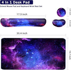 Large Mouse Pad and Keyboard Wrist Rest, Desk Pad - Image 2