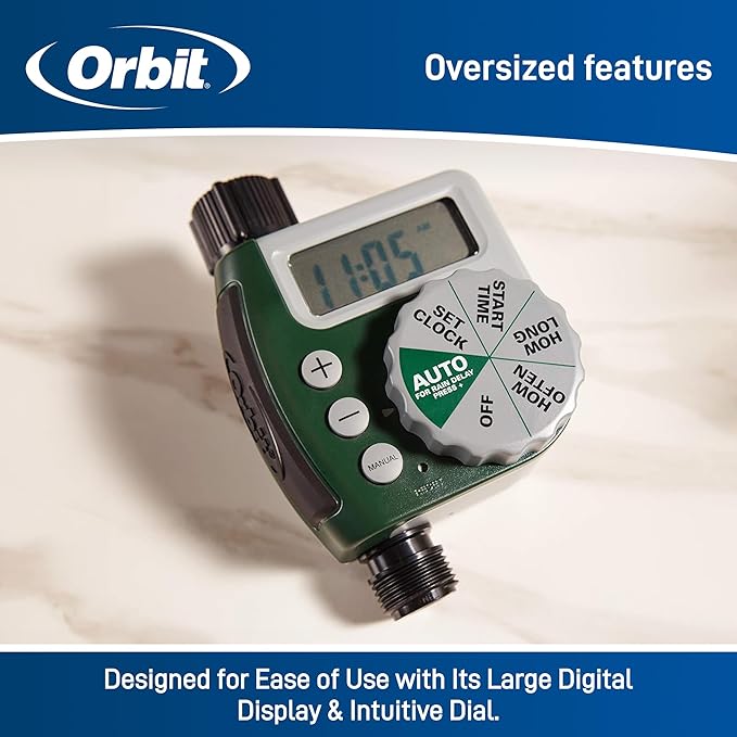 Orbit 62061Z 1-Outlet Programmable Digital Hose Watering timer - Image 3
