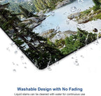 Hokafenle Mouse Pad, Natural Landscape Mouse Pad, Forest Waterfall Mousepad - Image 5
