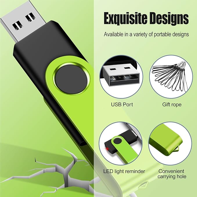 EASTBULLUSB Flash Drive Bulk 8GB 20 Pack - Image 3