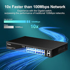 16 Port Gigabit PoE Switch - Image 4