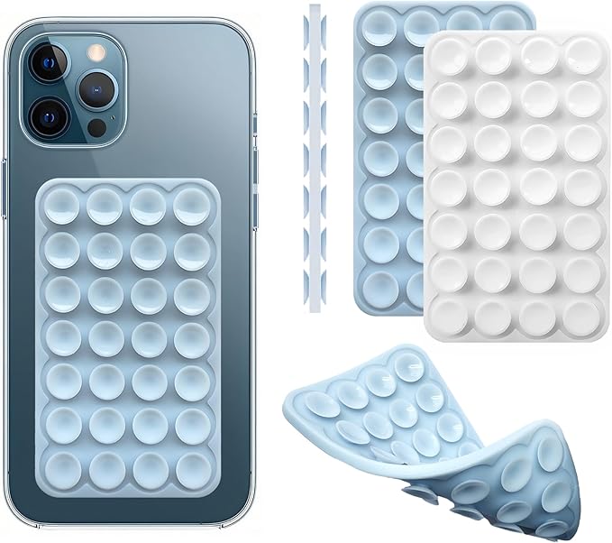 Silicone Double-Sided Suction Phone Grip Detachable Mount by DreamsLink