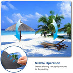 Tropical Beach Mouse Pad, Coconut Palm Trees Shadows on Hawaii Shore Summer - Image 6