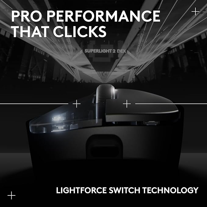 Logitech G PRO X Superlight 2 DEX Wireless Gaming Mouse, 60g pro-Grade - Image 7