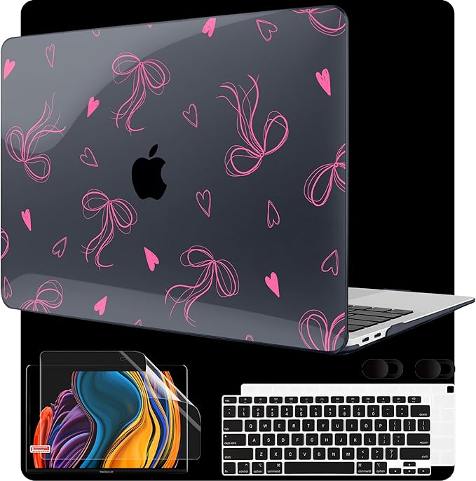 MEEgoodo for MacBook Air 13 inch Case 2021 2020 2019 2018 Released A2337 M1 by MEEgoodo