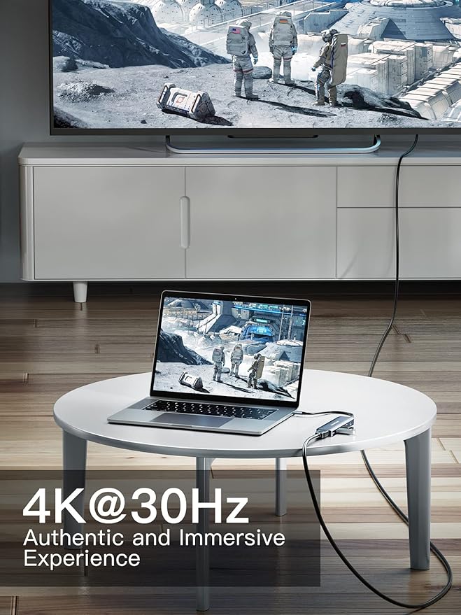 USB C HUB, DockteckExpand USB-C Multiport Adapter 5 in 1 - Image 3