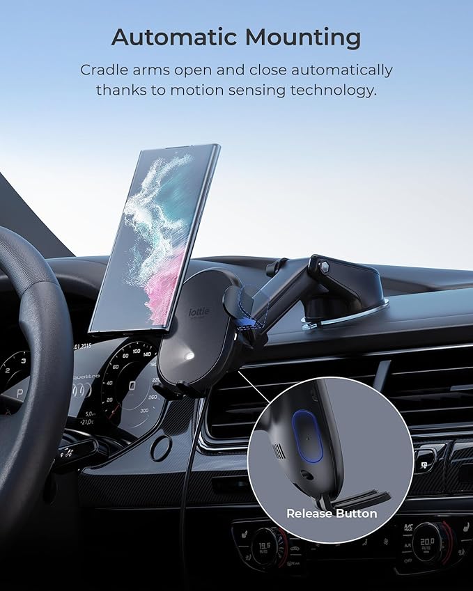 iOttie Auto Sense 2 Dash & Windshield Car Phone Holder - Image 2