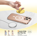 Magnetic Phone Ring Grip Holder, Silicone Finger Loop Grip, Compatible - Image 4