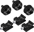SLOW DOLPHIN 6 Pieces 1/4 Inch Hot Shoe Mount Adapter and 1/4"-20 Screw Thread by SLOWDOLPHIN