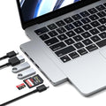 Satechi 7 in 1 USB C Hub Multiport Adapter Pro Slim, USB C Dongle, 100W Charging by Satechi