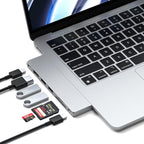 Satechi 7 in 1 USB C Hub Multiport Adapter Pro Slim, USB C Dongle, 100W Charging by Satechi