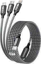 100W USB C Cable, 3 in 1 USB C Charger Cable by MPATIBY