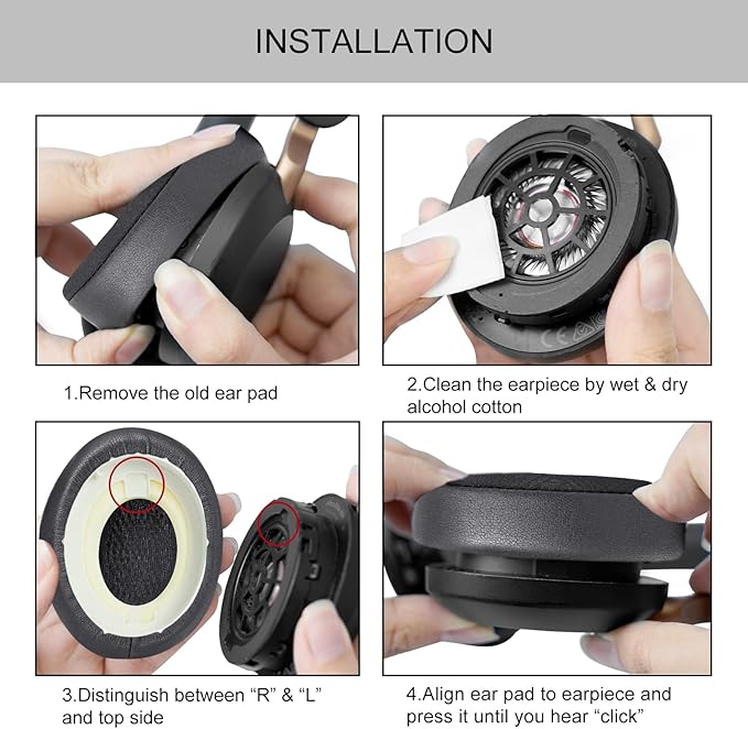 Ear Pads Replacement for Jabra Elite 45h - Image 7