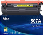 507A Yellow Toner Cartridge, Remanufactured Replacement Compatible by RitoTech