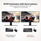 AV Access HDBaseT 3.0 HDMI KVM Extender, Uncompressed 5K@60H 4K@120Hz up to - Image 4