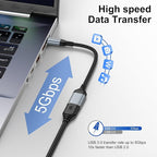 USB C to USB Adapter Type C OTG Cable - Image 2